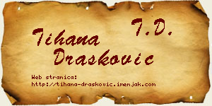 Tihana Drašković vizit kartica